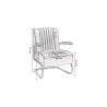 Fauteuil de restaurant en simili marron vintage Stan