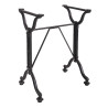 Pied de table brasserie 54x38 en métal noir Ruben