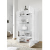 Vitrine moderne laquée blanc brillant Orlane