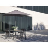 Parasol carré 250x250 en tissu anthracite Eolina