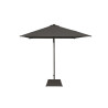 Parasol carré 250x250 en tissu anthracite Eolina