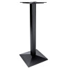 Pied de table de bar brasserie 43x43 en métal noir Rosane