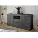 Buffet/bahut contemporain 184 cm coloris oxyde Luciana