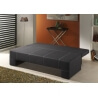 Canapé convertible design coloris noir Josia