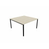 Bureau bench 2 personnes pieds massif Online K