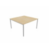 Bureau bench 2 personnes pieds massif Online K