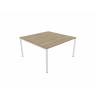 Bureau bench 2 personnes pieds massif Online K