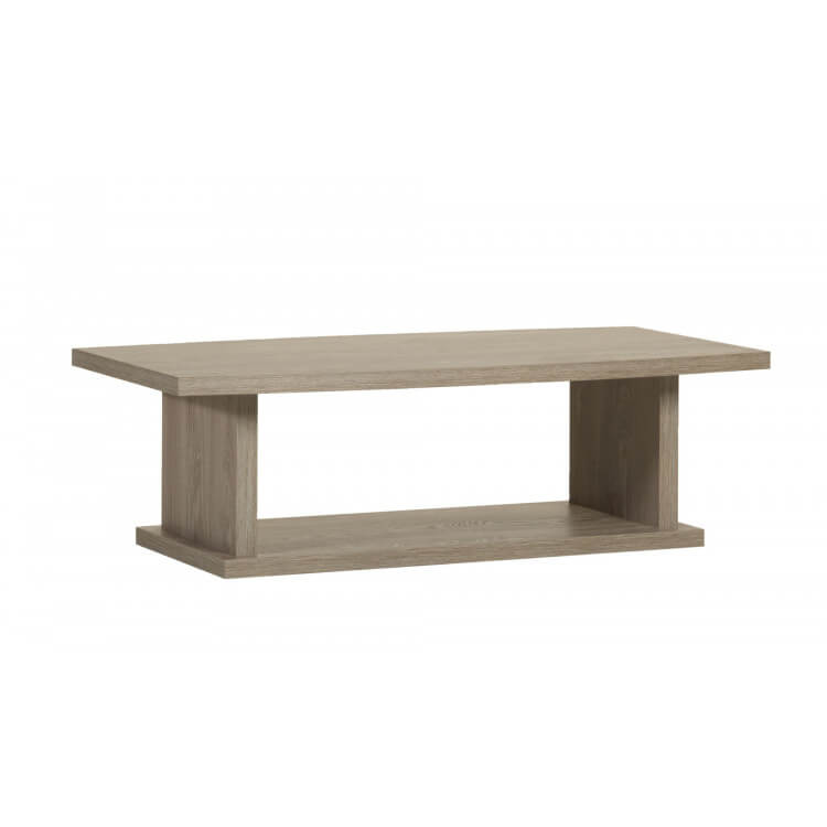 Table basse contemporaine coloris memphis oak Barry