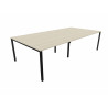 Bureau bench 4 personnes pieds massif Online K