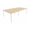 Bureau bench 4 personnes pieds massif Online K