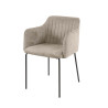 Fauteuil moderne en tissu Elza (lot de 2)