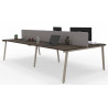 Bureau bench 4 personnes Online A