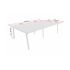 Bureau bench 4 personnes Online A