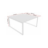 Bureau bench 2 personnes Online Q