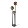 Lampadaire moderne 3 lampes en verre Steline