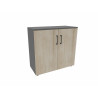 Armoire de bureau portes battantes H 77 cm Online