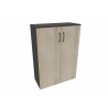 Armoire de bureau portes battantes H 114 cm Online