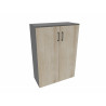 Armoire de bureau portes battantes H 114 cm Online