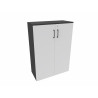 Armoire de bureau portes battantes H 114 cm Online