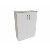 Armoire de bureau portes battantes H 114 cm Online