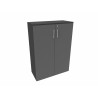 Armoire de bureau portes battantes H 114 cm Online