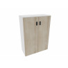 Armoire de bureau portes battantes H 114 cm Online