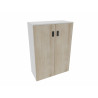 Armoire de bureau portes battantes H 114 cm Online