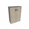 Armoire de bureau portes battantes H 114 cm Online