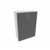 Armoire de bureau portes battantes H 114 cm Online