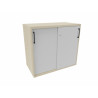 Armoire de bureau portes coulissantes H 74 cm Proline