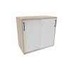 Armoire de bureau portes coulissantes H 74 cm Proline