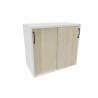 Armoire de bureau portes coulissantes H 74 cm Proline