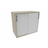 Armoire de bureau portes coulissantes H 74 cm Proline