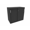 Armoire de bureau portes coulissantes H 74 cm Proline