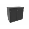 Armoire de bureau portes coulissantes H 74 cm Proline