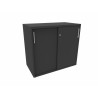 Armoire de bureau portes coulissantes H 74 cm Proline