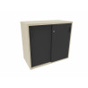 Armoire de bureau portes coulissantes H 74 cm Proline