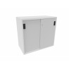 Armoire de bureau portes coulissantes H 74 cm Proline