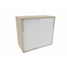 Armoire de bureau portes coulissantes H 74 cm Proline