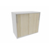 Armoire de bureau portes coulissantes H 74 cm Proline