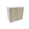 Armoire de bureau portes coulissantes H 74 cm Proline