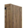 Meuble de rangement rustique chêne foncé Scoty