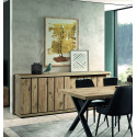 Buffet/bahut contemporain 232 cm chêne canyon Stephie