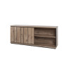 Buffet/bahut contemporain 232 cm chêne canyon Stephie