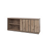 Buffet/bahut contemporain 232 cm chêne canyon Stephie