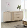 Buffet/bahut moderne 170 cm chêne sable Madera