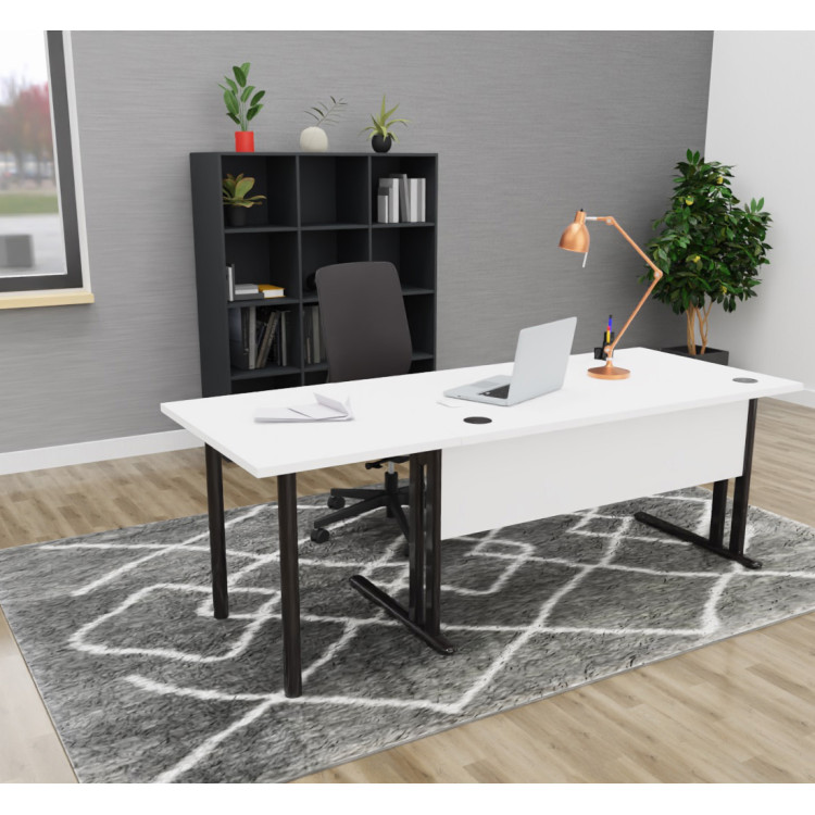 Extension rectangulaire pour bureau fixe Initiale