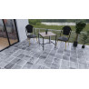 Chaise de bistrot empilable d'extérieur en tressage Soron