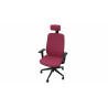 Fauteuil de bureau coque noir en tissu Moovie