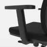 Fauteuil de bureau coque noir en tissu Moovie